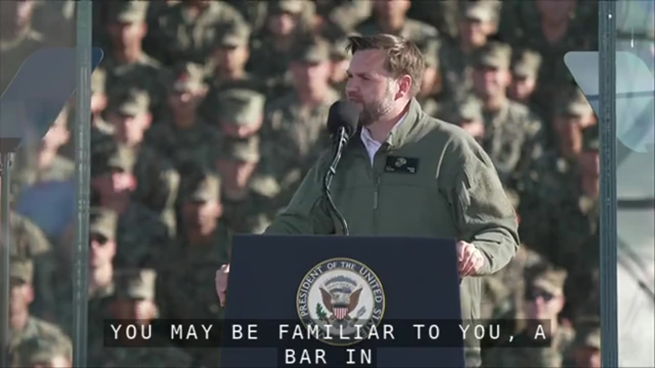 War Pete Hegseth and VP JD Vance speak