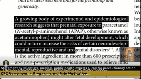 2020 Warning Against Tylenol in Pregnancy | Canadian Broadcasting Corporation