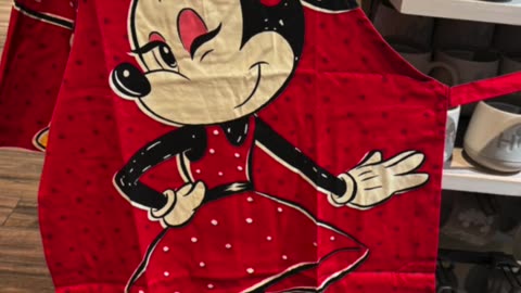 Disney Parks Minnie Mouse Chef Apron #shorts