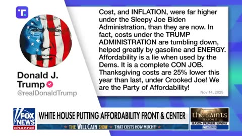Trump says Republicans are the ‘Party of Affordability’