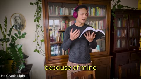 Psalm 31 Reading: A Prayer for Protection and Refuge (King James Version Audio with Subtitles)