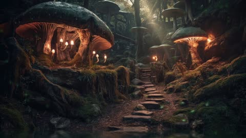 The Mushroom Rains. Relaxation, Mediation, Sleep Therapy
