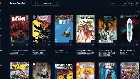 NEW COMIC BOOK RELEASES, SPECS & NEWS - October 29th, 2025