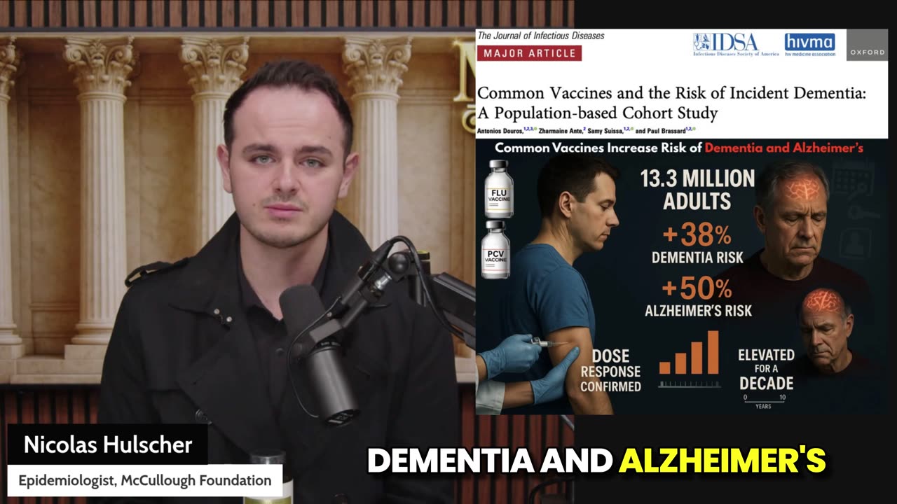 ⚠️ Flu shots are a COMPLETE FAILURE — they increase risk of dementia 38%-50%