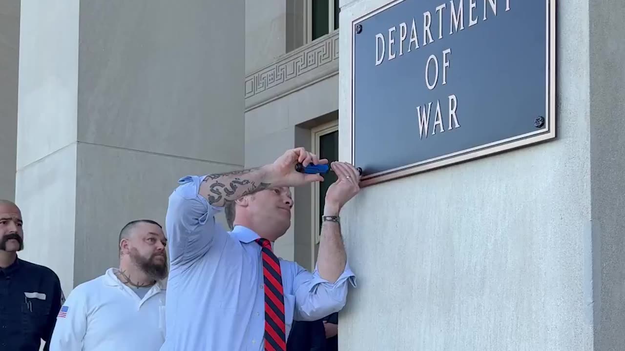 "Welcome to the War Department."