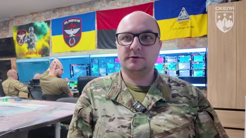 The destruction of the Russian column in Pokrovsk.