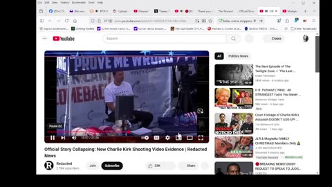 Official Story Collapsing: New Charlie Kirk Shooting Video Evidence | Redacted News