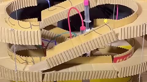 Shocking: Hydraulic bridge science project #viral #science #trending #project #t