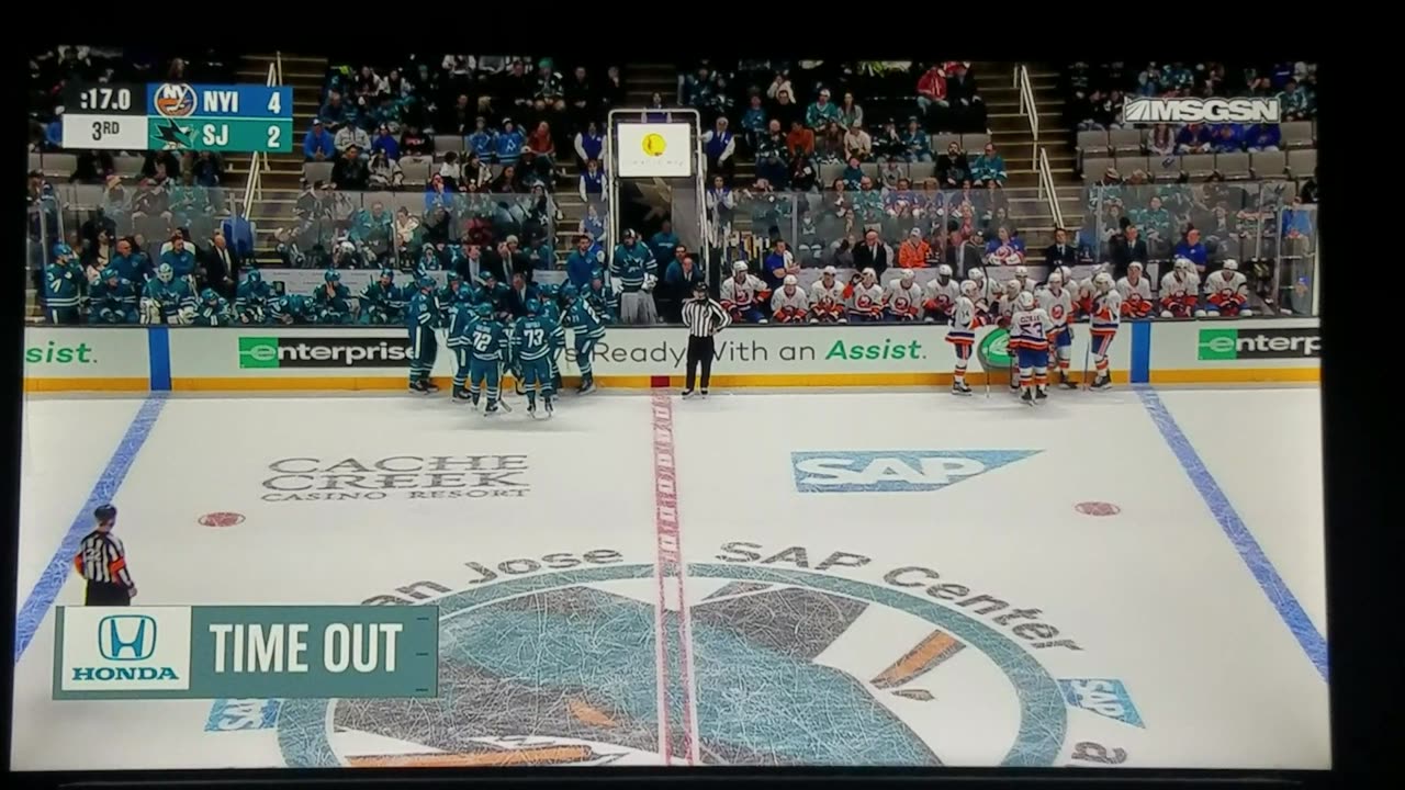 NYI vs SJ - Islanders Win 4-2