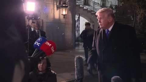 President Trump Gaggles with Press Before Departing the White House, Feb. 6, 2026