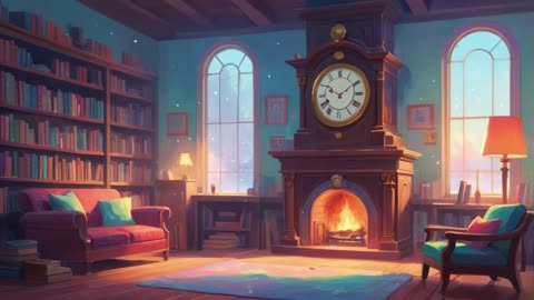 Study days in the Snow Lofi, lofi snow, relax/study music