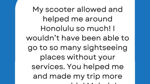 UGo Mobility: Helping Margaret Explore Hawaii Without Limits 🌴✨