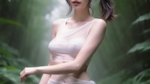 Asian Beauty on The Forest in 4K - AI Art _ AI Lookbook