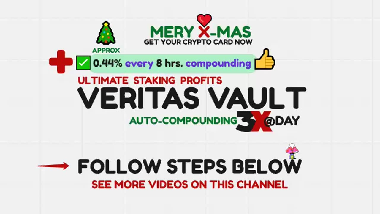 VERITAS VAULT - PASSIVE COMPOUNDING INCOME via CRYPTO STAKING (teaser 001) TOP TEAM ROB BUSER