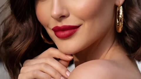 Can’t stop wearing this bold lipstick… guess the shade? It’s a total game-changer #makeup #lipstick