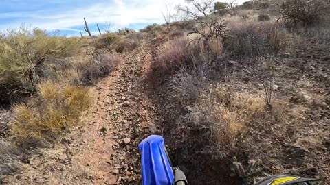 Single track riding with the club guys