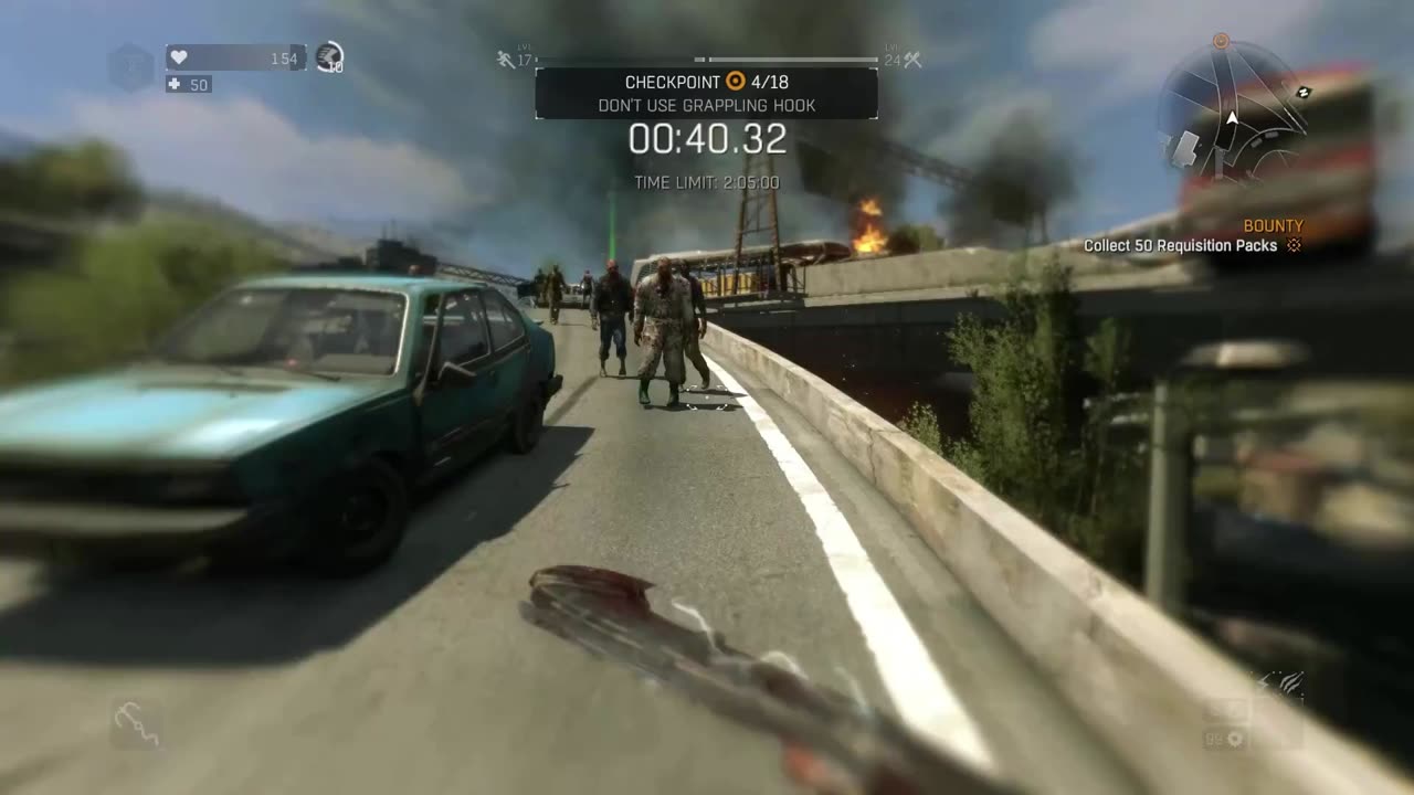 Clearing the "End of the Tunnel" Challenge.