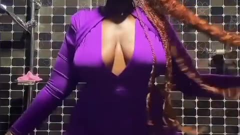 Latina's huge ass rips her pajama pants while twerking.