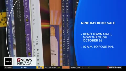 Nine-day book sale at Reno Town Mall kicks off