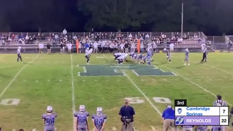 SEPTEMBER 26 2025 HIGH SCHOOL FOOTBALL: REYNOLDS VS CAMBRIDGE SPRINGS PART 2