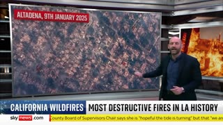 ¿Cuál es la magnitud de los incendios forestales de California?