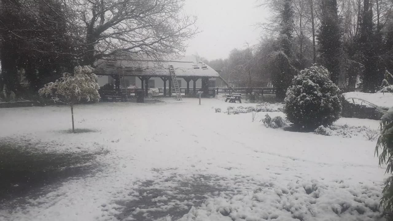 Snowfall in Lullymore