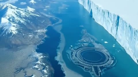 More footage beyond Antarctic Ice Wall.