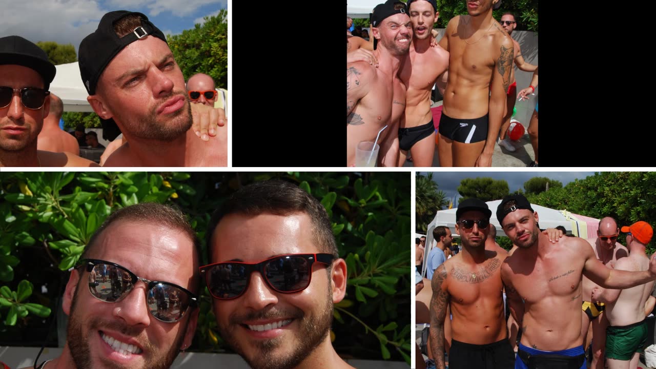 Sitges Barcelona Spain Famous pool party Gay LGBTQIA + Pride 2016 photo book 4.