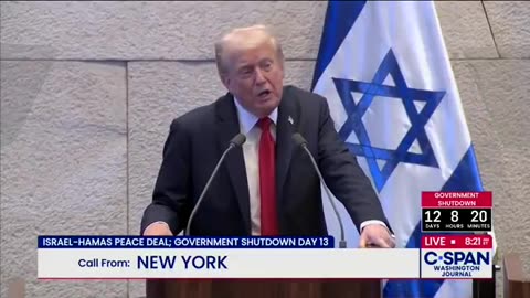 NY Democrat C-Span Caller Moved to Tears Over Trump’s Peacemaking Between Israel and Hamas