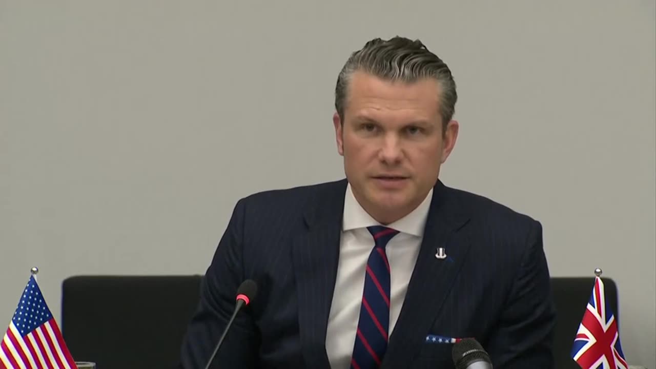 Full statement of Def.Sec. Pete Hegseth on Ukraine and U.S. intentions globally