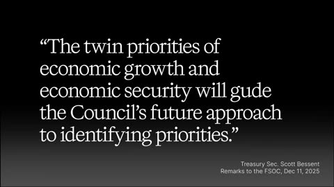 2025 Financial Stability Oversight Council Flips The Oligarch’s Financial System on Its Head