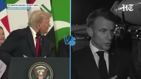 Trump Makes Fun Of Macron On Stage Hours Later, France President Says This… Gaza Israel Hamas