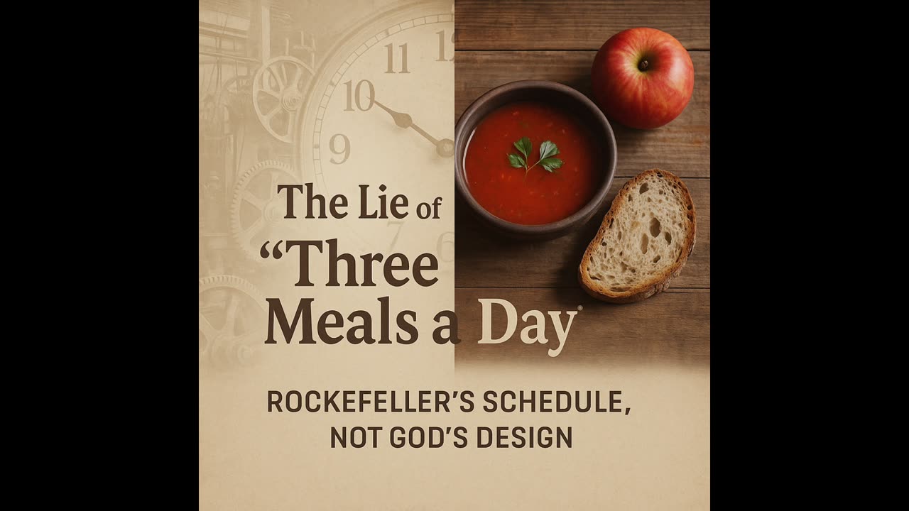 The Lie of Three Meals a Day | Rockefeller’s Schedule, Not God’s Design | Front Porch Talks Blogcast