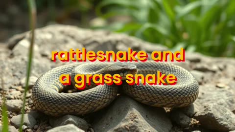 Rattlesnake vs. Grass Snake: Be Aware of the Biters!