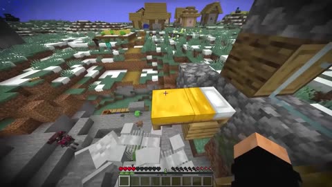We Built a BUNKER to Survive the LUNAR MOON in Minecraft