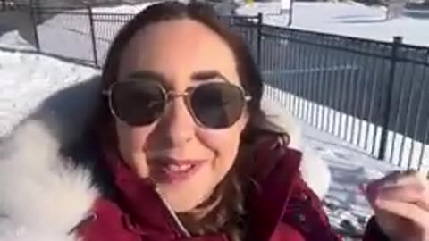 Niagara Falls are frosen