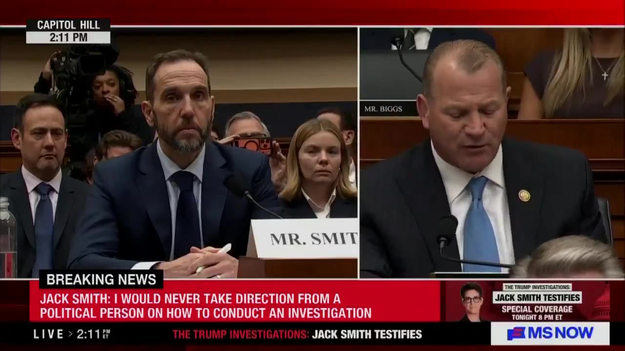 J6 Cop Coughs 'Go F*ck Yourself' To Republican Congressman During Jack Smith Hearing