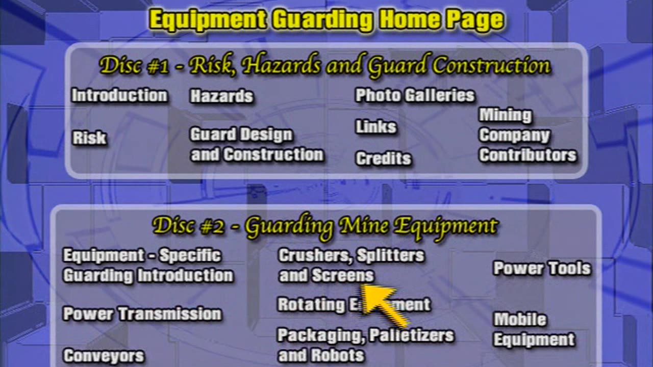 Equipment Guarding - Introduction - Equipment Guarding - Introduction - dvd009.d1.12.msha.gov