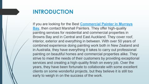 Best Commercial Painter in Murrays Bay