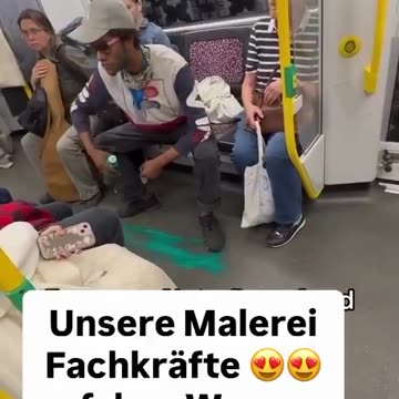 African in Berlin destroys social cohesion