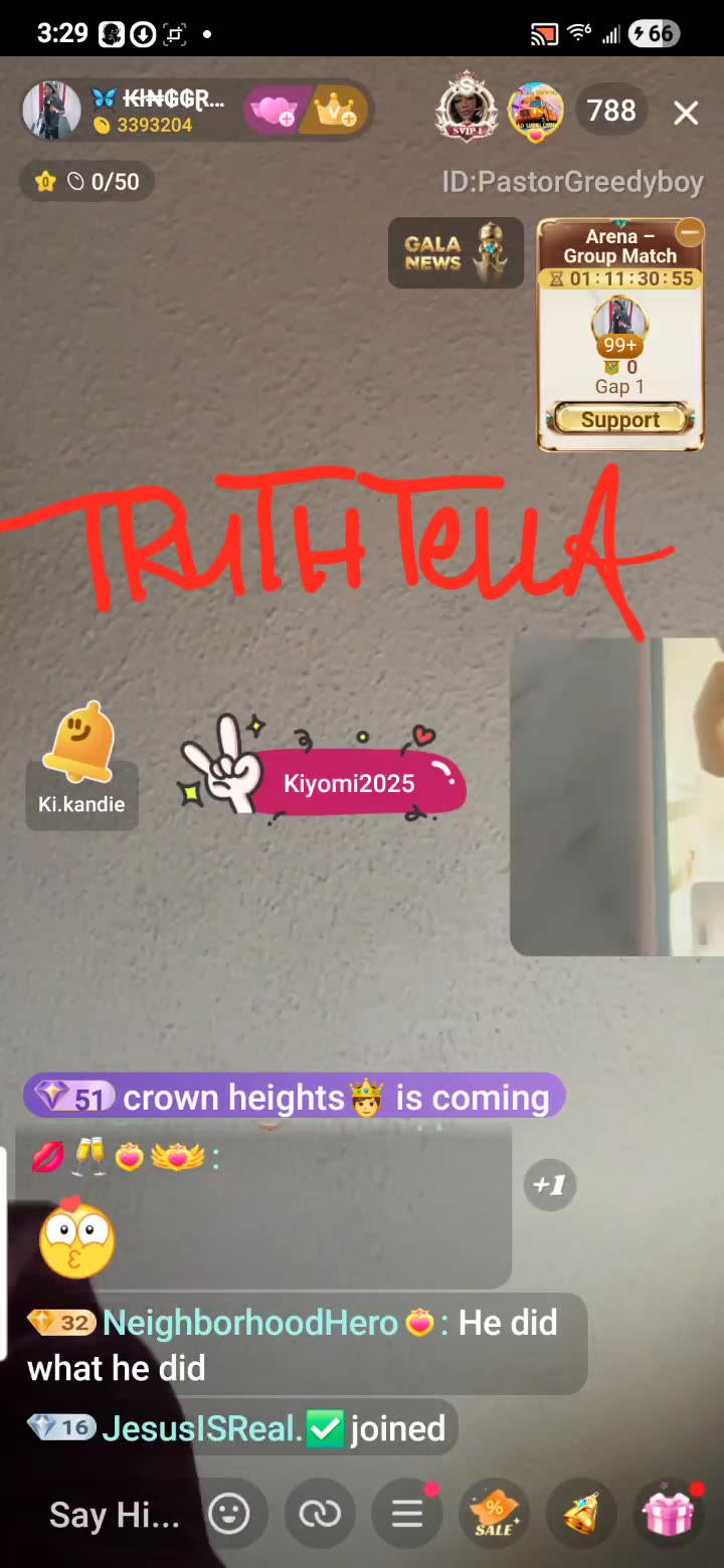 GREEDYBOY REMOVED FROM PRISON GENERAL POPULATION & PLACED IN MENTAL FACILITY