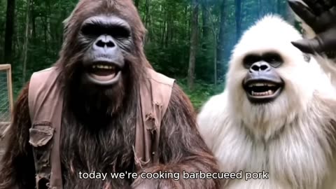 Talking gorilla, so funny