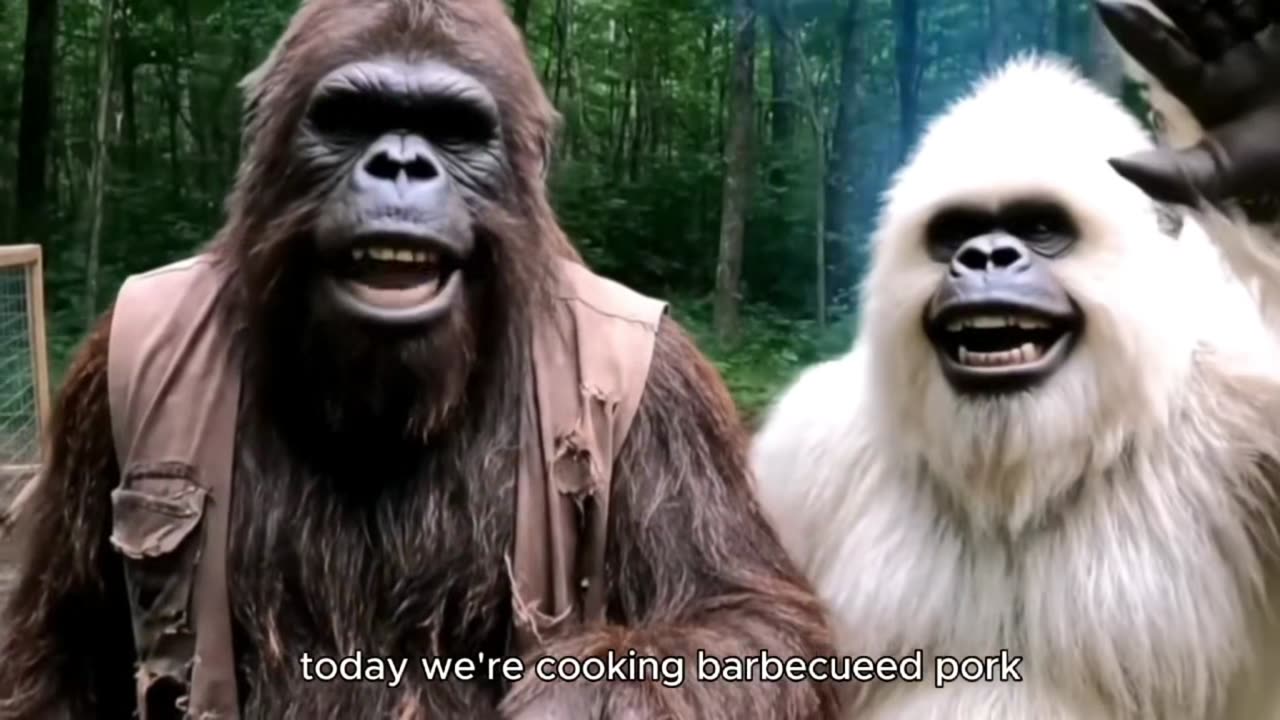 Talking gorilla, so funny