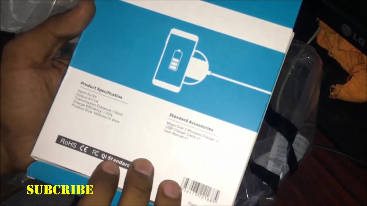 iphone wireless charger_ Unboxing of fantasy wireless charger and reciever for iphone