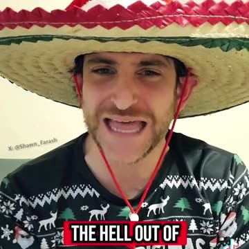 SHAWN FARASH TRUMP IMPERSONATOR 😝SINGS FELIZ DEPORTAD