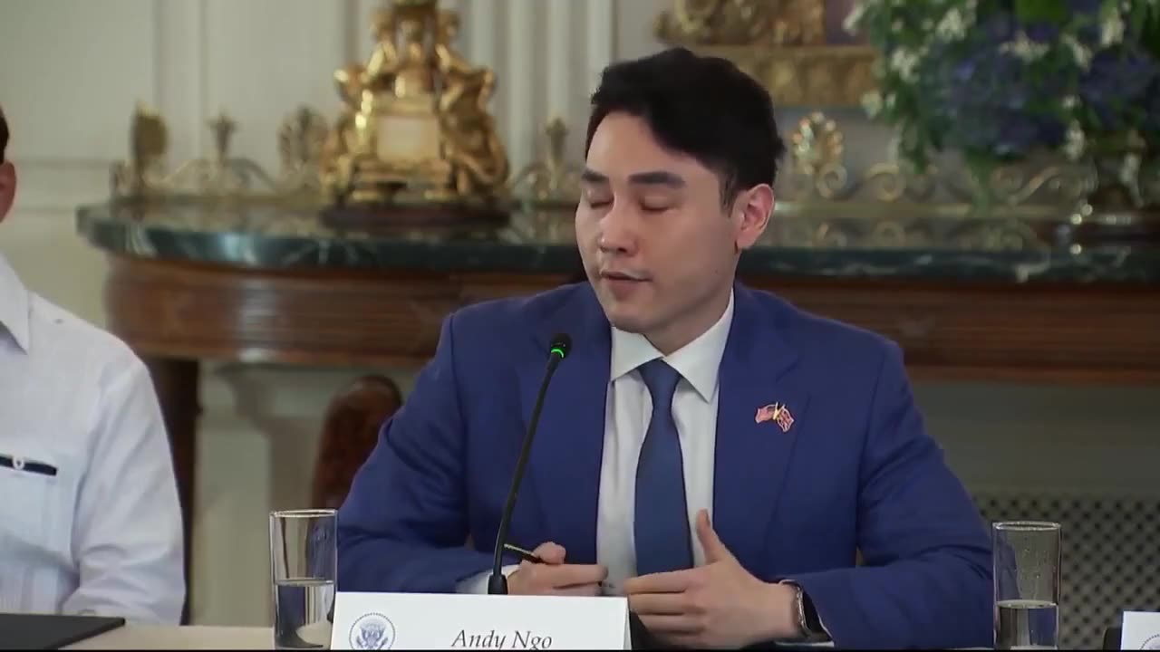 Andy Ngo Tells Trump He Nearly Died in Antifa Mob Attack Then Media Suggested He Deserved It