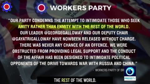 ✈️ George Galloway Detained by Armed Police – A Shocking Attack on Free Speech | Press TV