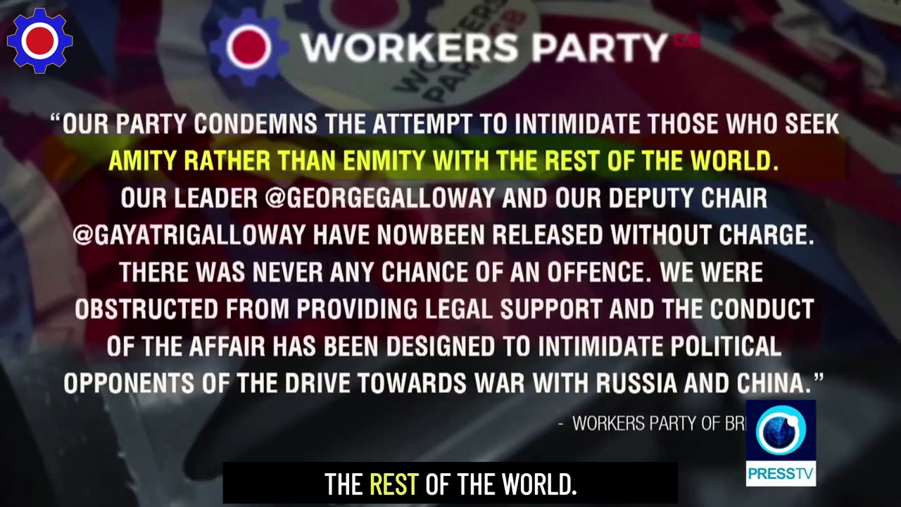 ✈️ George Galloway Detained by Armed Police – A Shocking Attack on Free Speech | Press TV