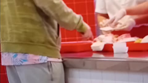 Adam Sandler at the great in n out