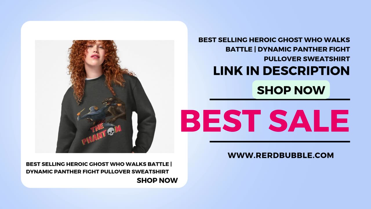 Best Selling Heroic Ghost Who Walks Battle | Dynamic Panther Fight Pullover Sweatshirt